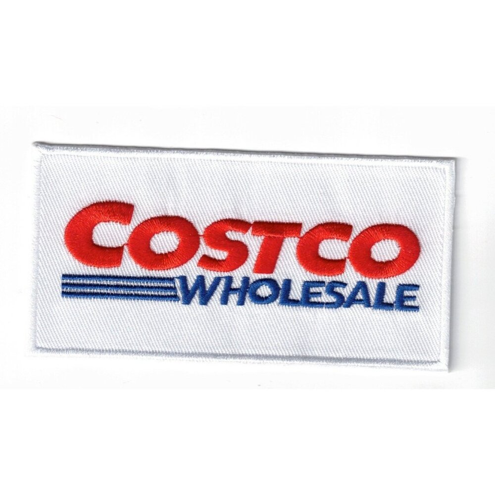 Costco Wholesale Badge 2x4in Embroidered Iron-on Patch